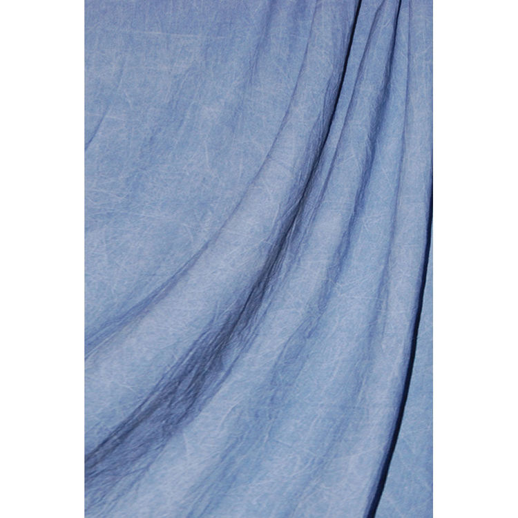 Sky Blue Washed Muslin Backdrop - 10' x 12'